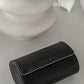 Leather Watch Roll for 2 watches - Saffiano Black / Light Gray
