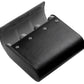 Leather Watch Case for 6 watches - Saffiano Black / Light Gray