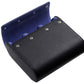 Leather Watch Case for 6 watches - Black / Royal Blue