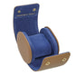 Leather Watch Roll for 1 watch - Light Brown / Royal Blue
