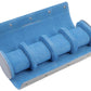 Leather Watch Roll for 4 watches - Saffiano Light Azure / Atlas